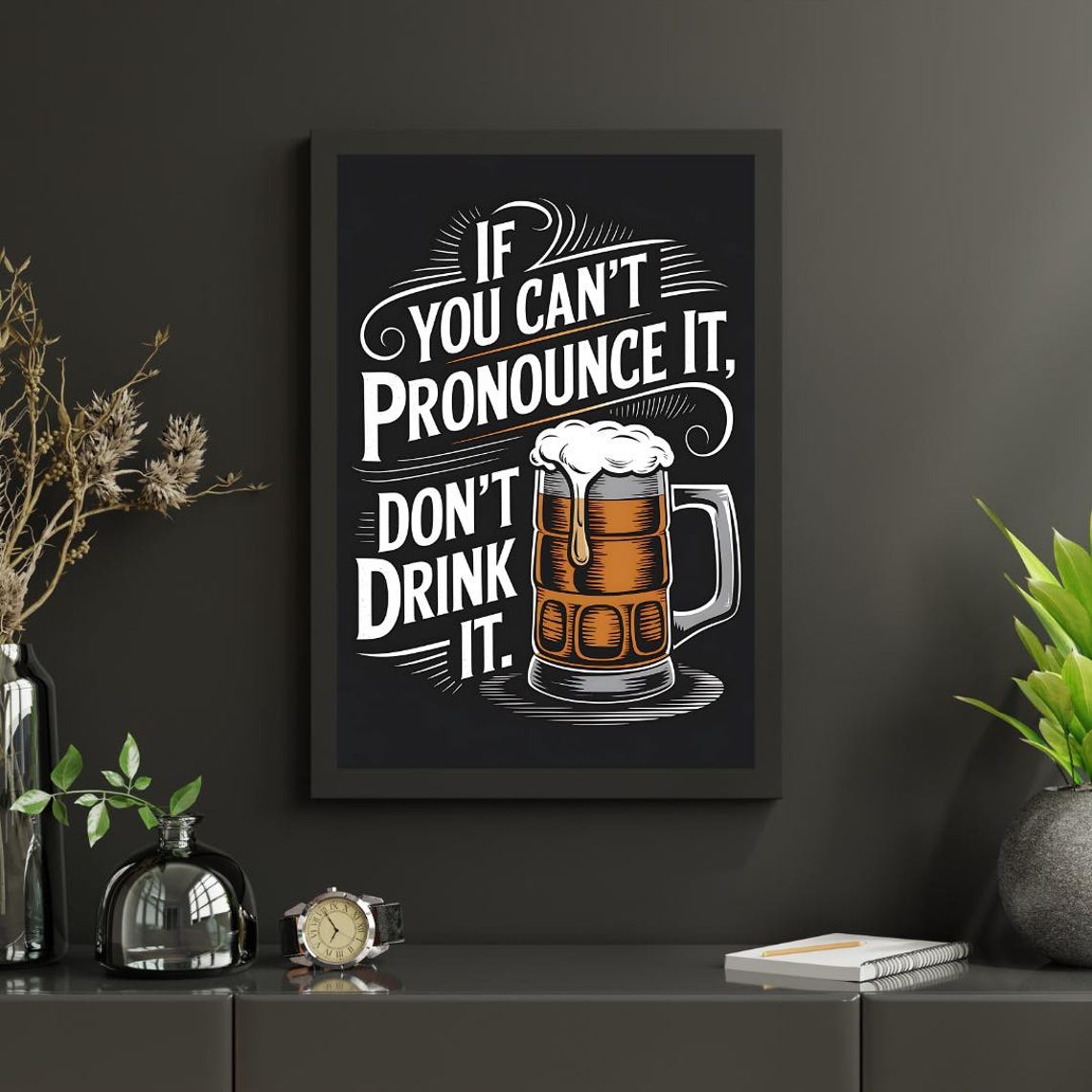 Beer Humor Poster, Beer Lovers Gift - Image 3