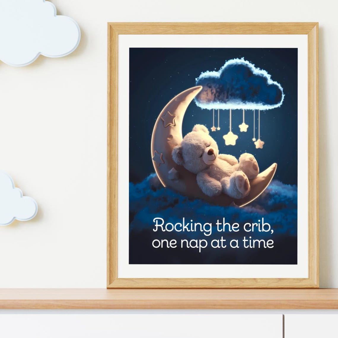 Baby Nursery Wall Art Funny Room Decor Cute Prints New Parent Gifts Funny Nursery Art Baby Shower Gifts Cute Teddy Bear Print