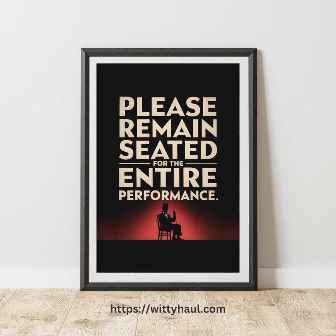 Funny Bathroom Art Print, Toilet Humor Decor