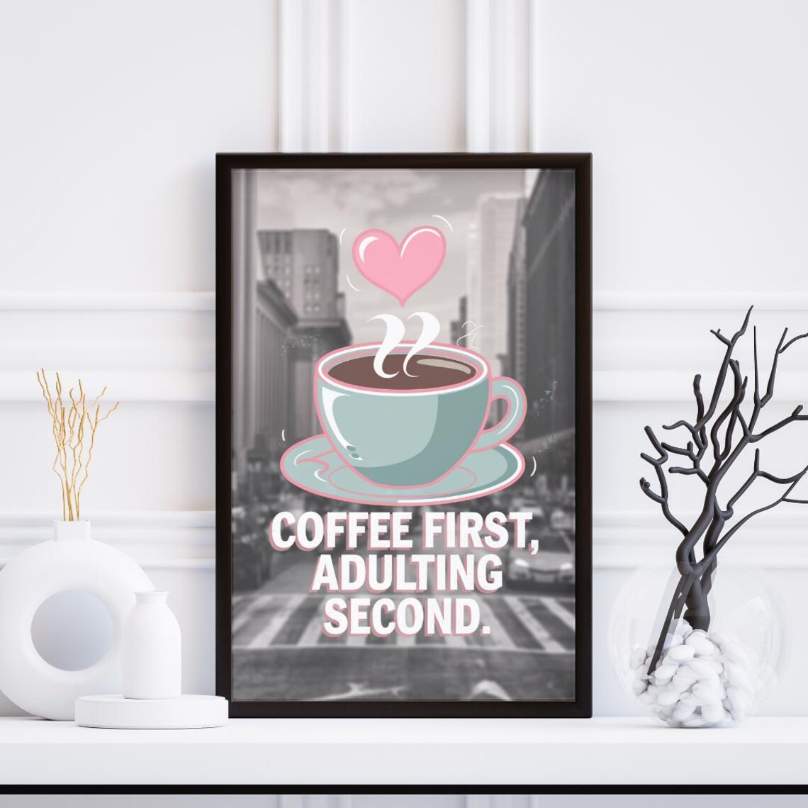 Coffee Wall Art, Trendy Bar Decor Art Print - Image 4