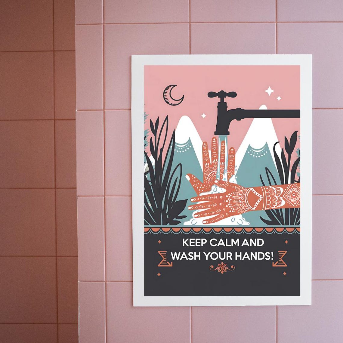 Funny Toilet Art Print, Bathroom Decor - Image 3