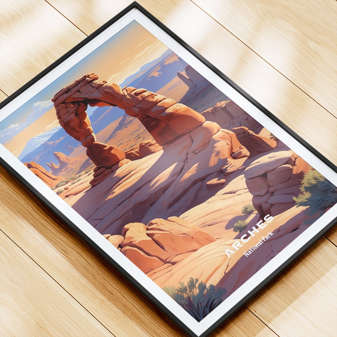 Arches National Park Delicate Arch Sandstone Vista Rock Poster - Image 4