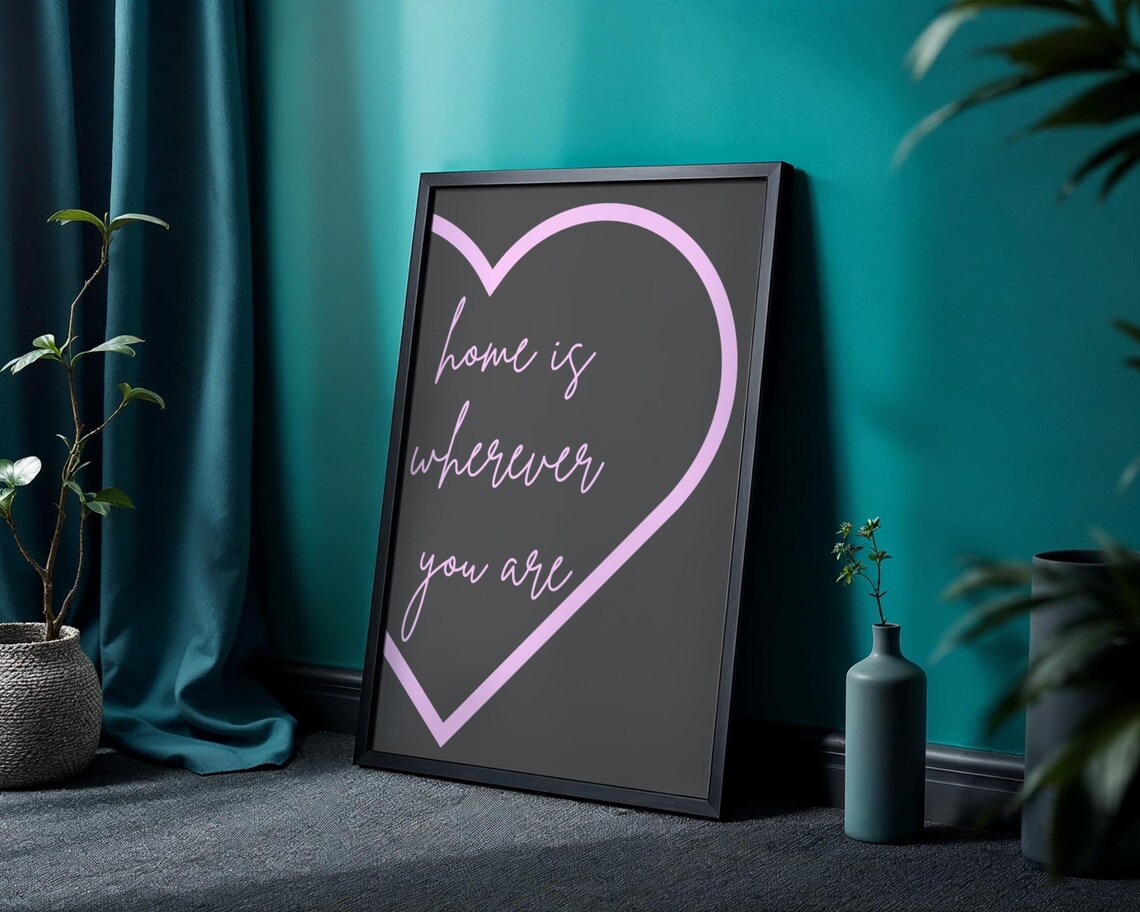 Home Is Wherever You Are, Personalized Art Print - Image 2