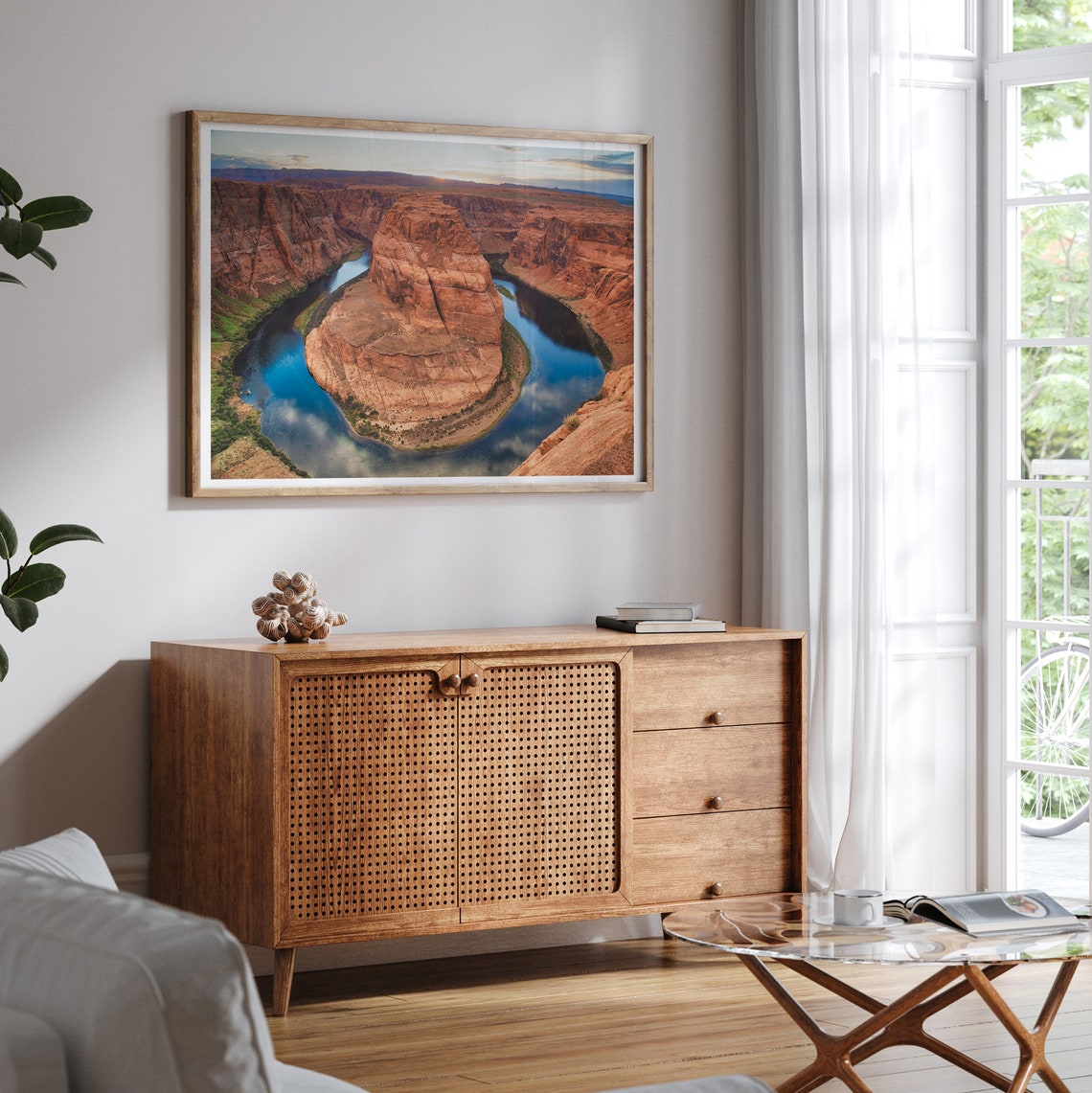 Horseshoe Bend Arizona Colorado River Meander Red Rock Canyon Poster - Image 2
