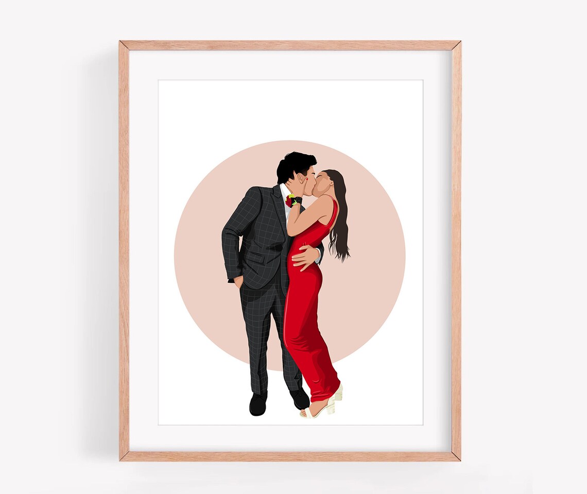 Custom Illustration Personalized Portrait Gift - Image 3