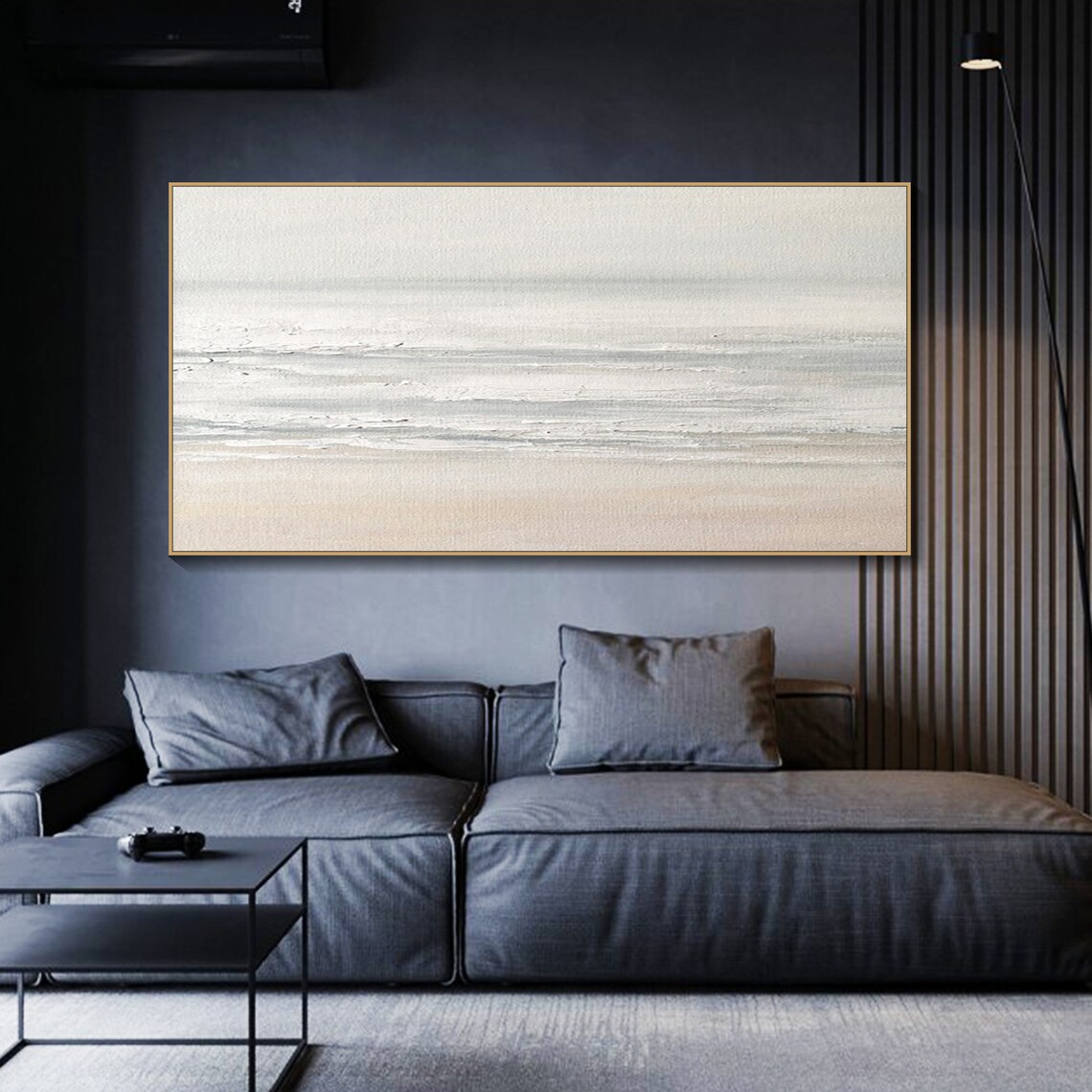 Beach Painting, Sky and Sea Custom Wall Art Print - Image 2