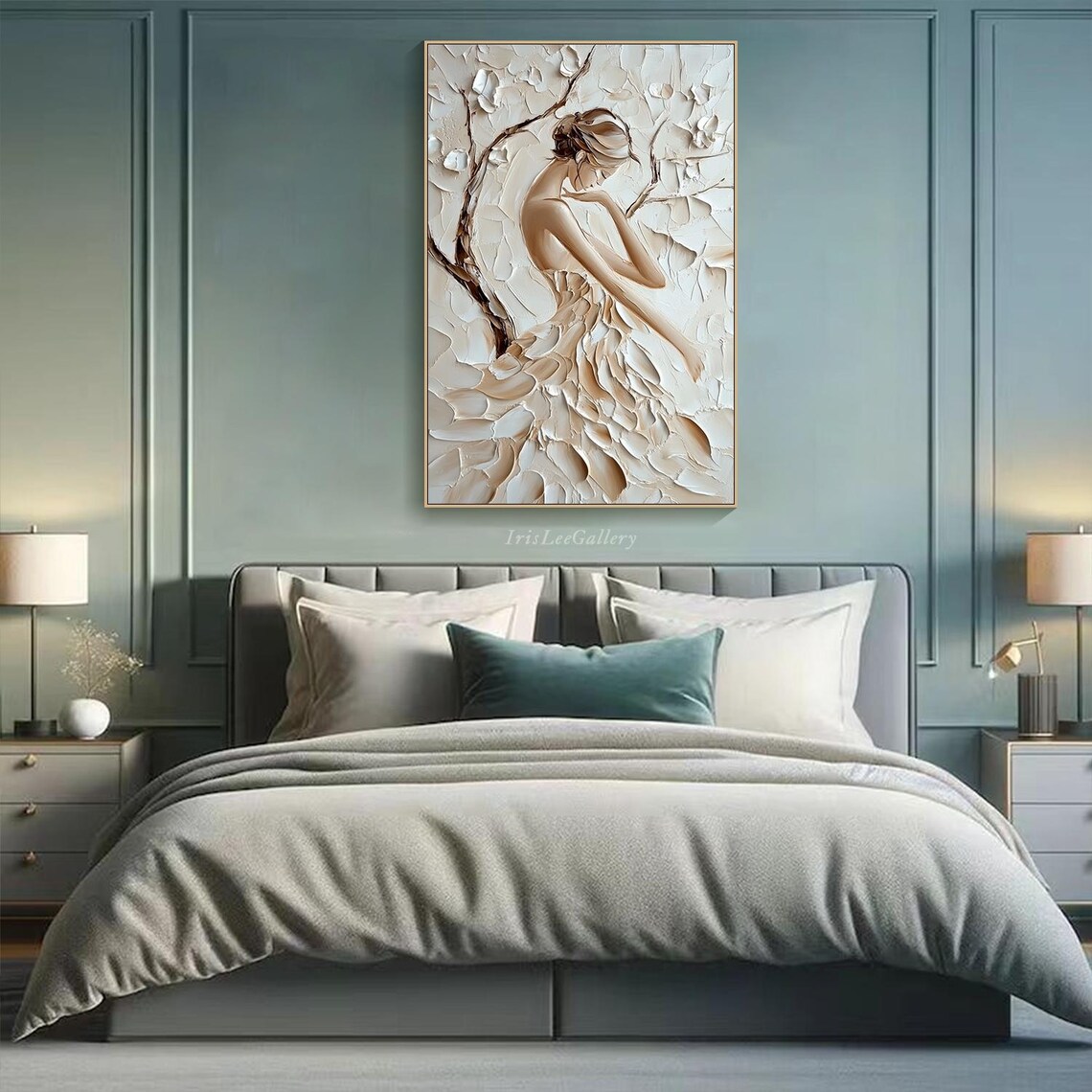 Abstract Woman Figure, Minimalist Nude Silhouette Art Print - Image 3