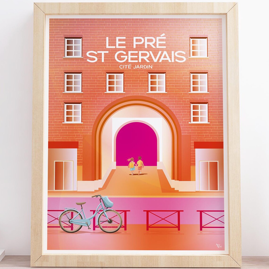 Poster Le Pre St Gervais N31 Of Cite Jardin