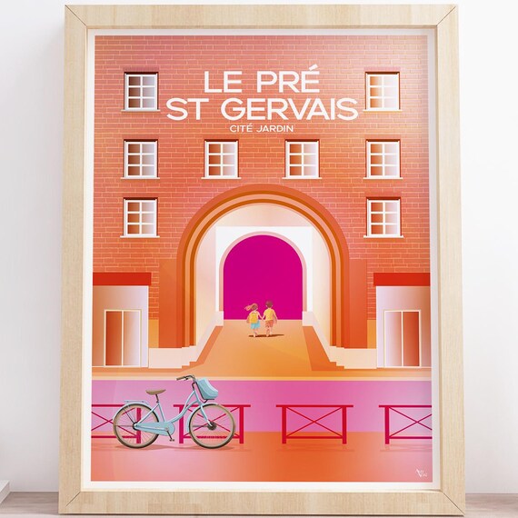 Poster Le Pre St Gervais N31 Of Cite Jardin