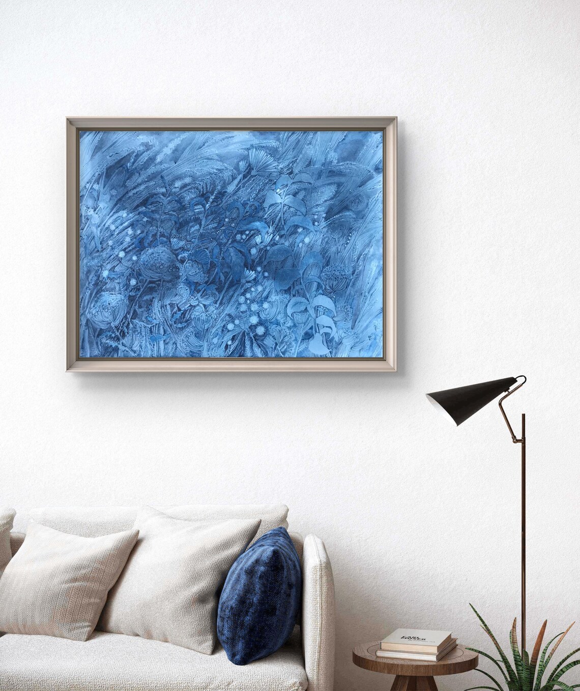 Whispering Winds In The Meadow, Original Acrylic Painting - Image 2