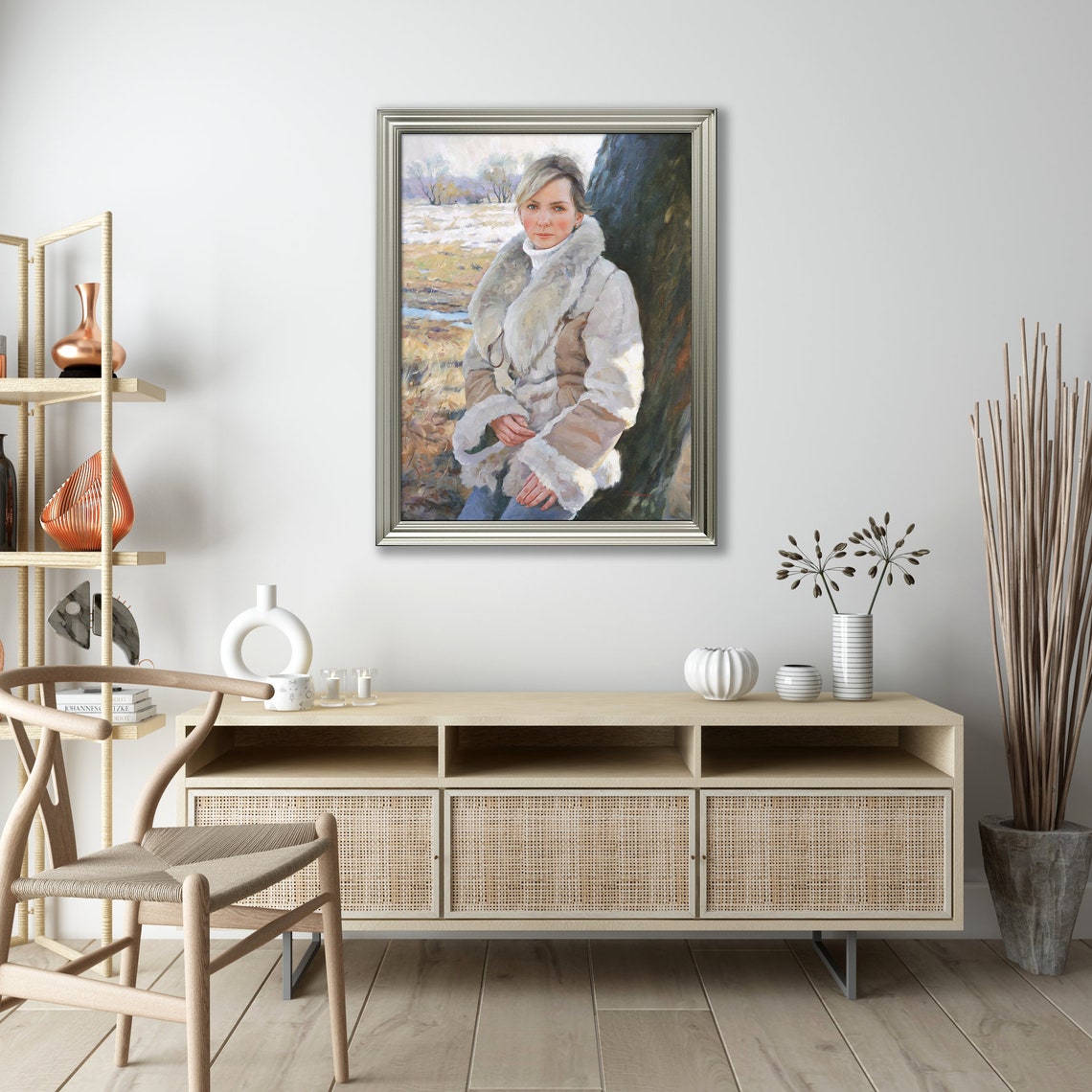 Custom Portrait From Photo, Art Print