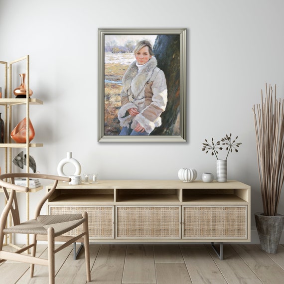 Custom Portrait From Photo, Art Print