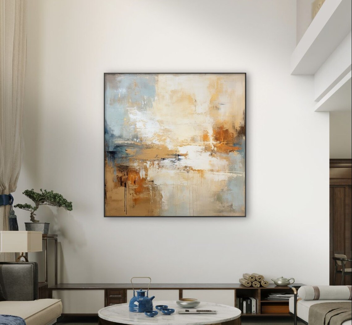 Original Abstract Painting, Minimalist Wall Art