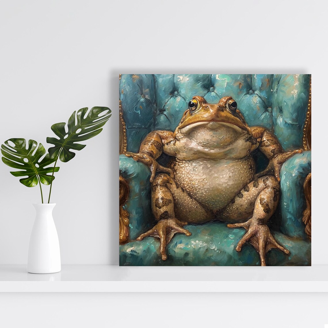 Frog Whimsical Animal Art Print for Nursery Rooms - Image 2