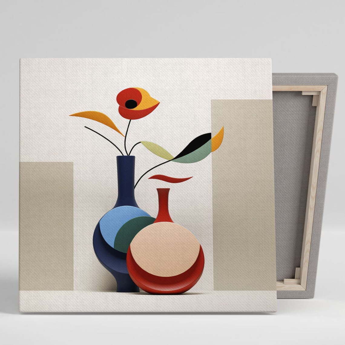 Abstract Vase Still Life, Contemporary Art Print