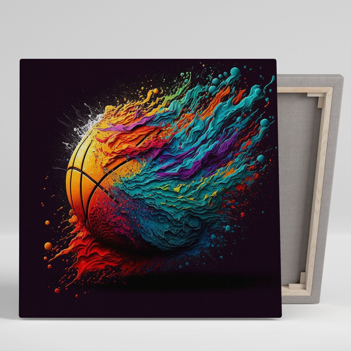 Basketball Team Sports Wall Art Poster Print Decor