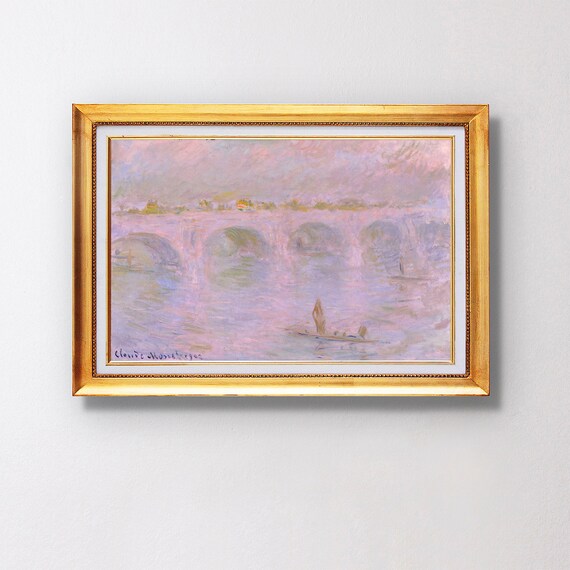 Claude Monet Waterloo Bridge In London Fine Art Glice 1902 Sku 0116