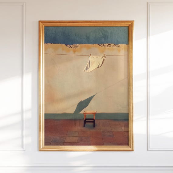 Minimalist Linen Wall Art Sunlight And Shadow Still Life Print Wabi Sabi Decor Slow Living For Calm Interiors