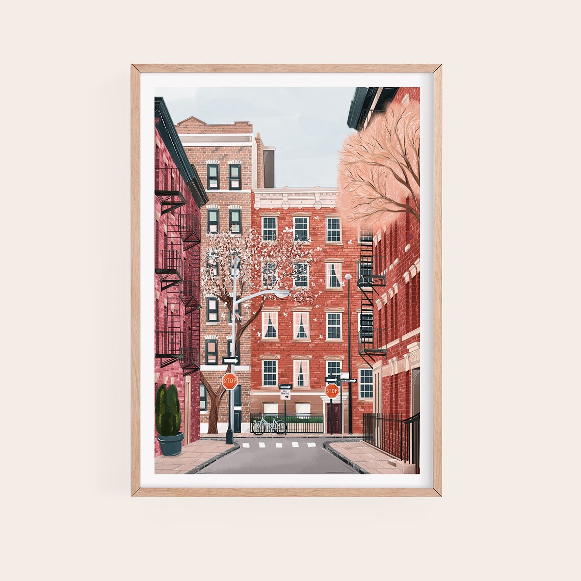 Greenwich Village New York Travel Poster - Image 2