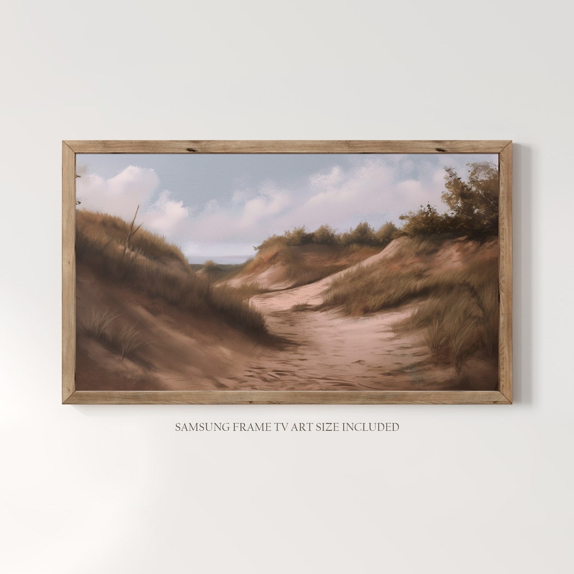 Indiana Dunes National Park Vintage Oil Painting Indiana Usa Instant 253 - Image 3
