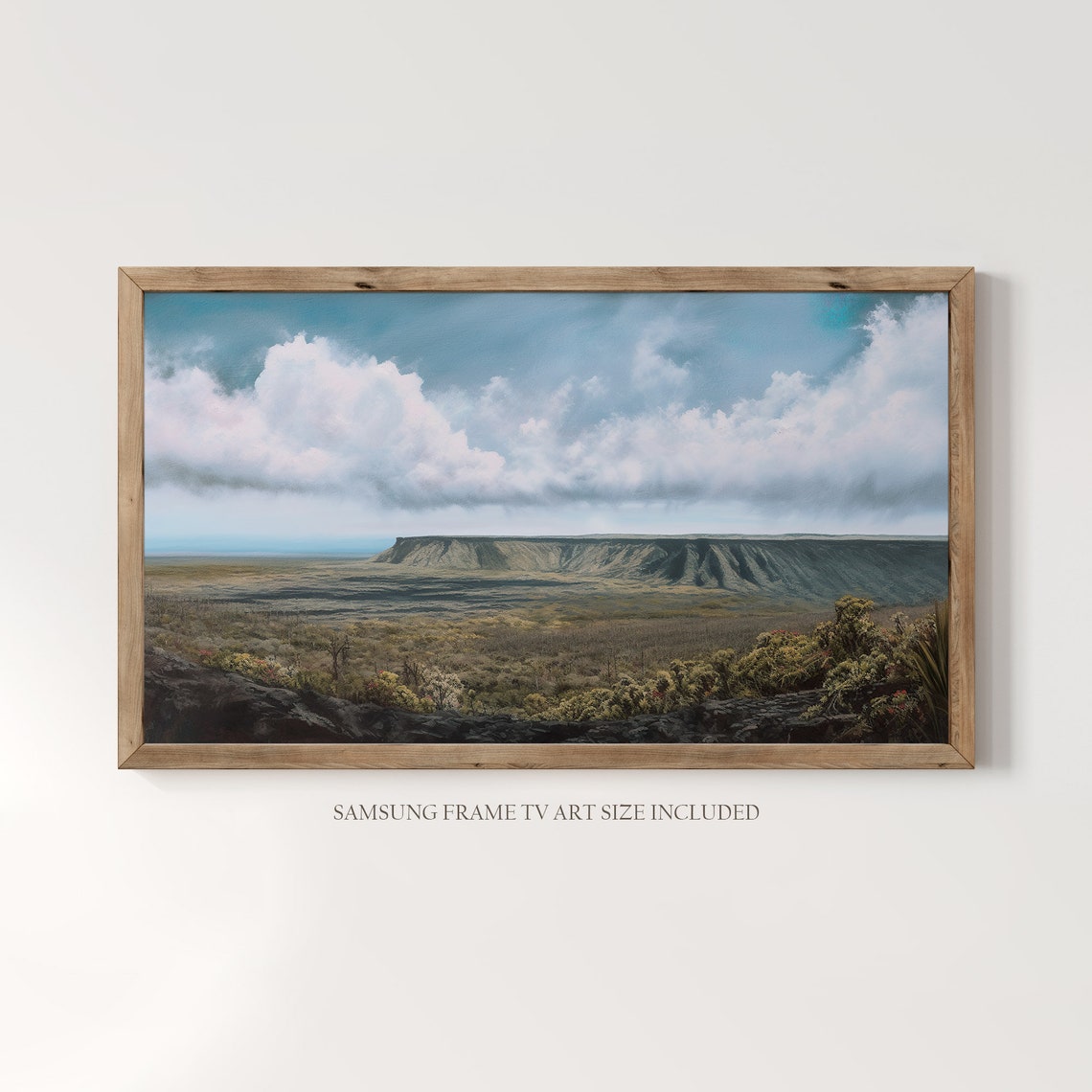 Hawaii Volcanoes National Park Vintage Oil Painting Hawaii Usa Instant 249 - Image 3