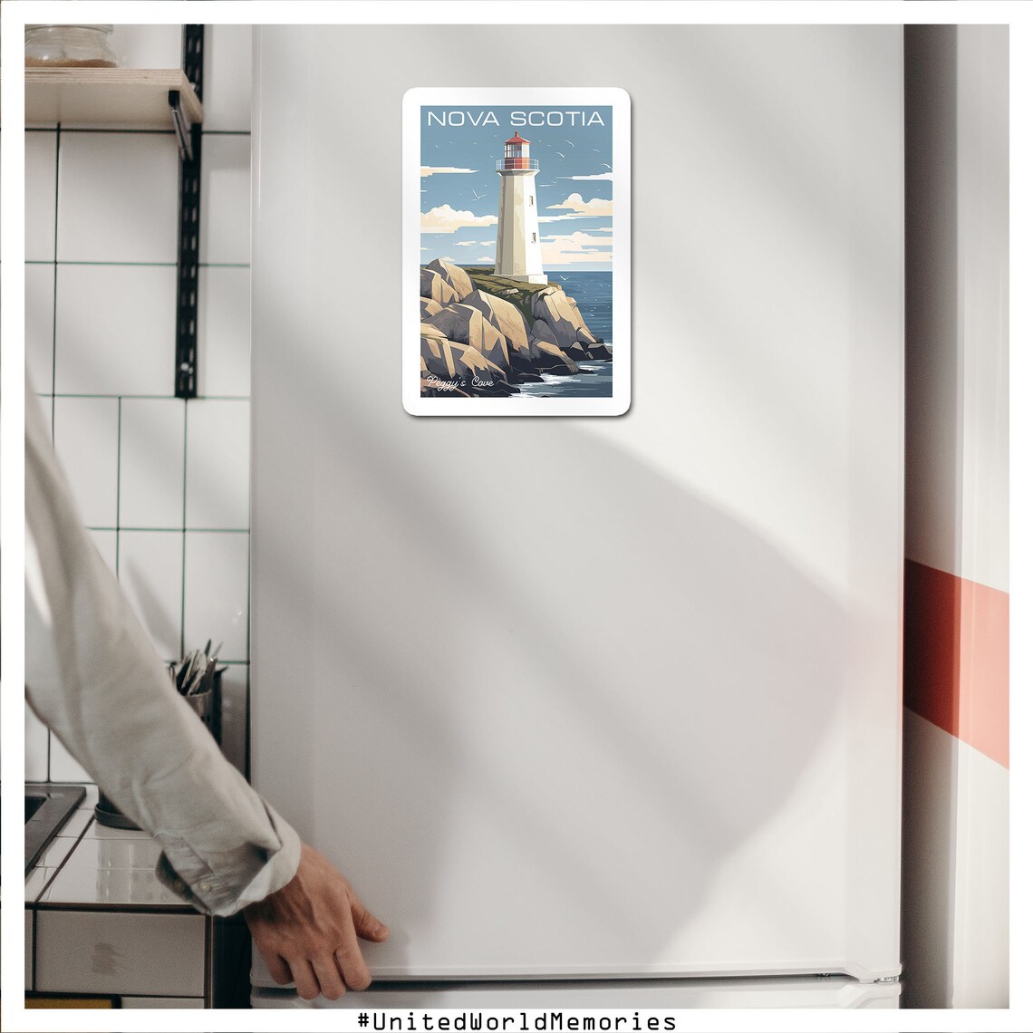 Peggys Cove Travel Poster, Nova Scotia Vintage - Image 4