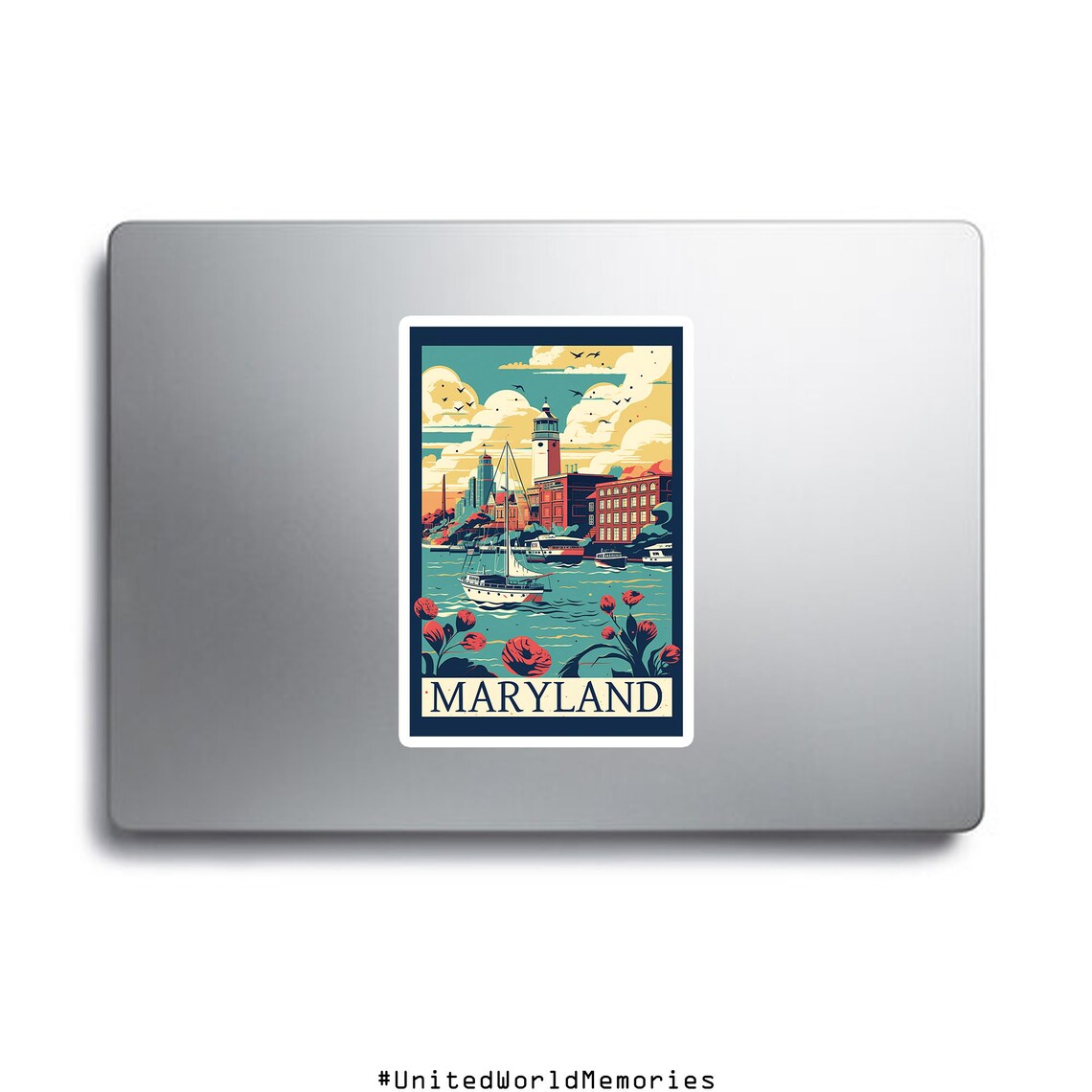 Maryland Vintage Travel Poster, Old Line State - Image 2