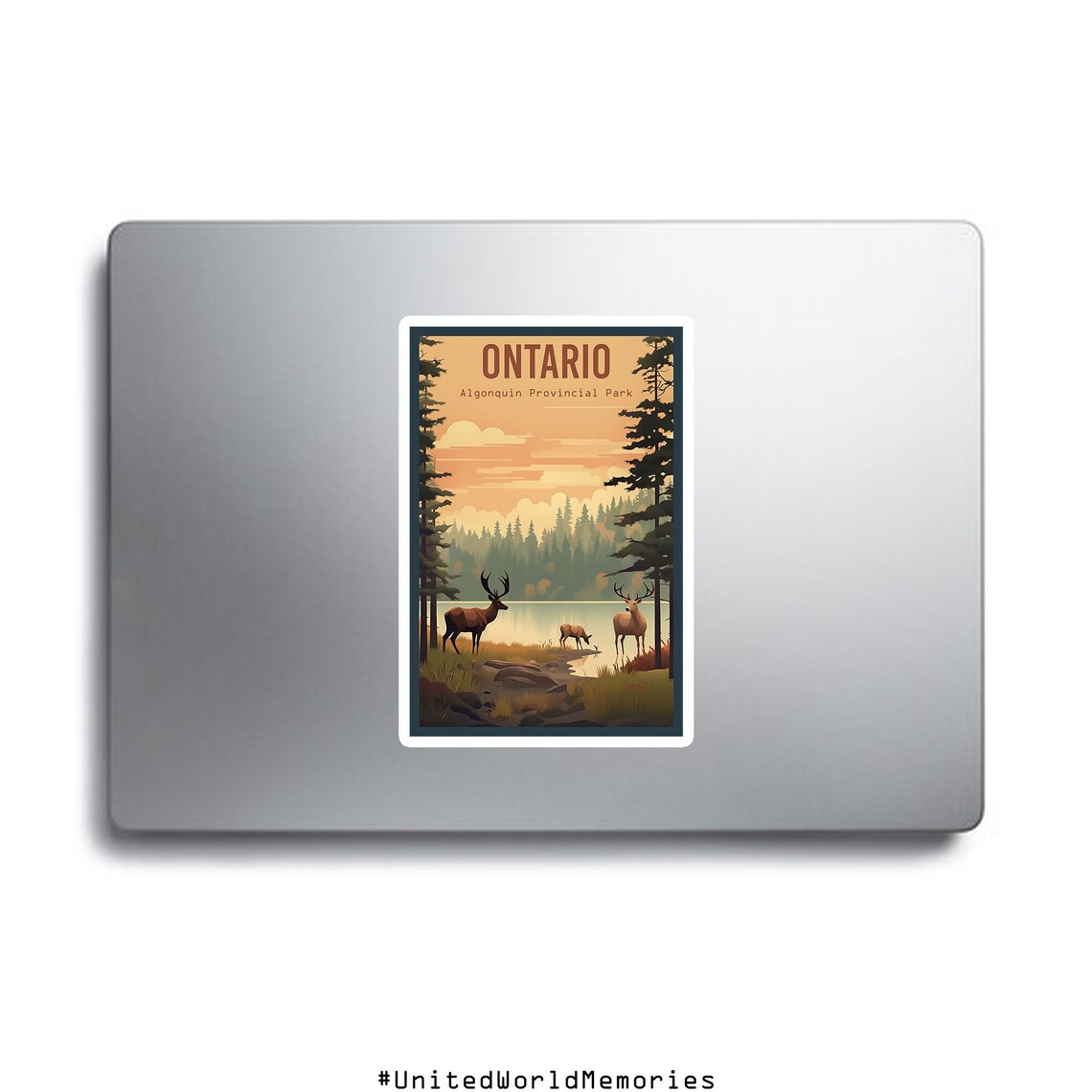 Ontario Vintage Travel Poster, Algonquin Park - Image 2