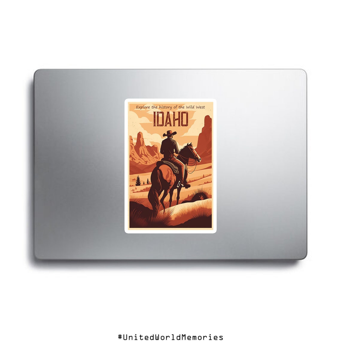 Idaho Travel Poster Idaho Poster Idaho Vintage Poster Wall Decor Idaho Print Idaho Retro Poster Idaho Wall Art Idaho Adventure Poster - Image 2