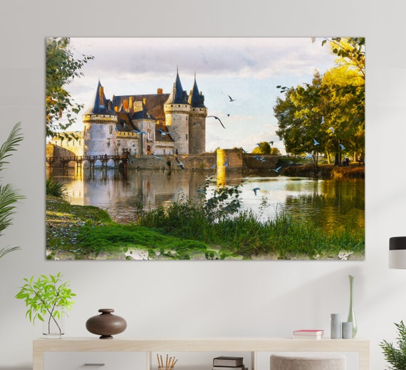 Chteau De Sully Sur Loire Print Chteau De Sully Sur Loire Castle Art France