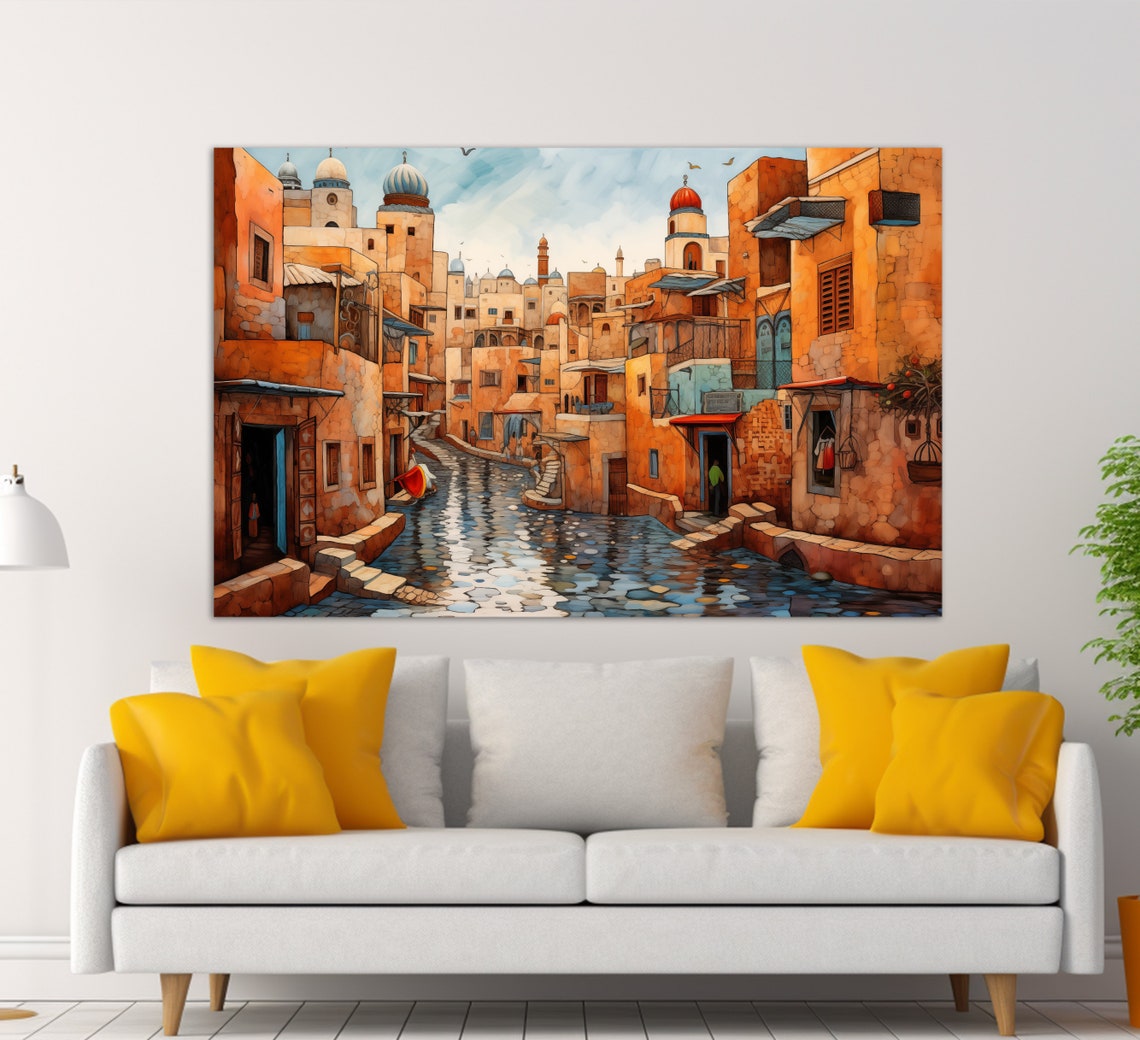 Morocco Van Gogh Style Art Print