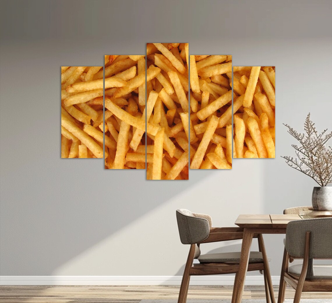 French Fries, Kitchen Wall Art Print - Image 2