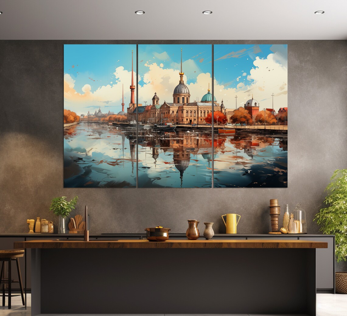 Berlin Abstract Painting, Germany Wall Art - Image 4