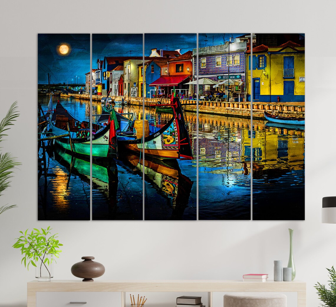 Aveiro Portugal Travel Poster, Portugal Wall Art - Image 2