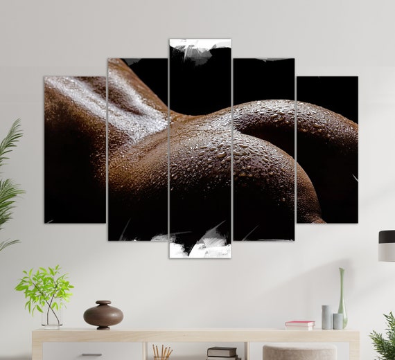 Sexy Woman Body Art Erotic Wall Art Black And White Sexy Girl Print Abstract Erotic Painting