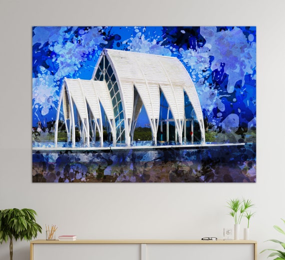 Beimen Crystal Church Tainan City Taiwan Print Taiwan Painting Taiwan Wall Art