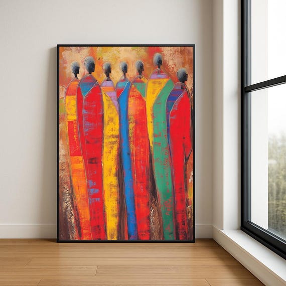 High Resolution African Arab Tribe Wall Art