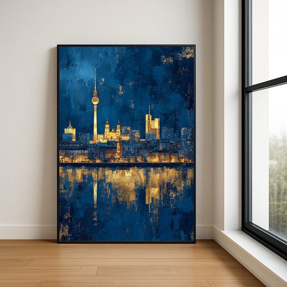 High Resolution Landmark Oil Painting