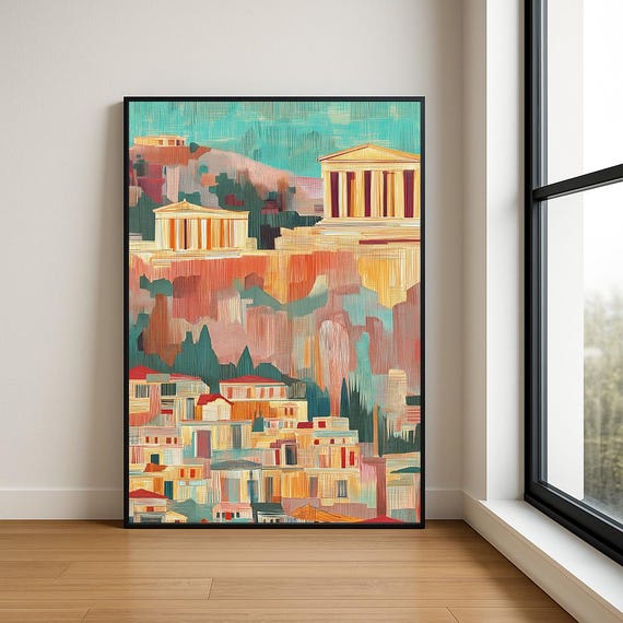 High Resolution Landmark Oil Painting