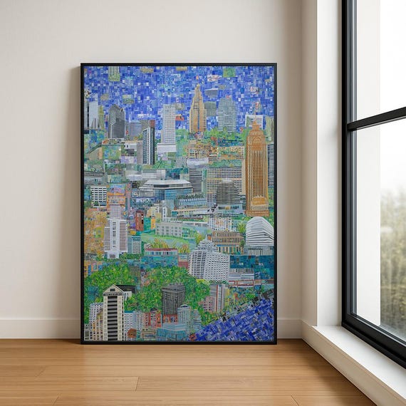 High Resolution Landmark Oil Painting