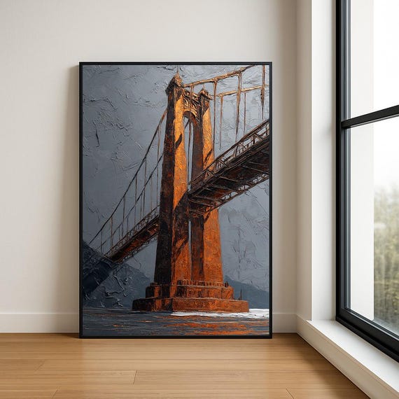 High Resolution Landmark Oil Painting