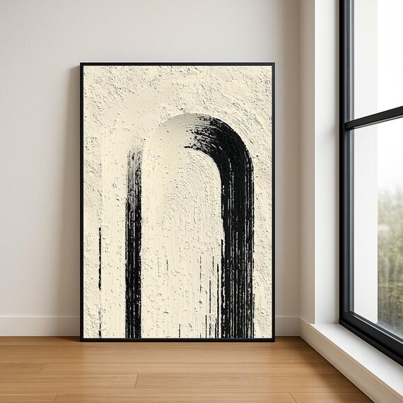 High Resolution Arch Abstract Oil Painting