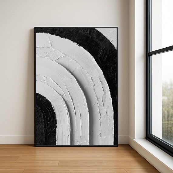 High Resolution Arch Abstract Oil Painting
