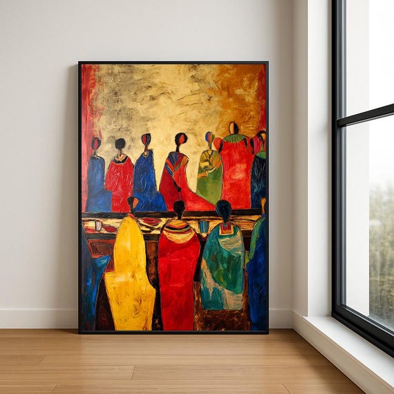 High Resolution African Arab Tribe Wall Art
