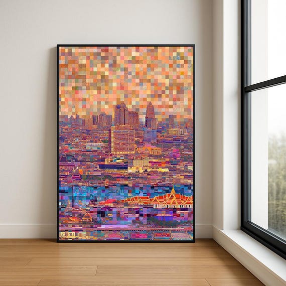 High Resolution Landmark Oil Painting