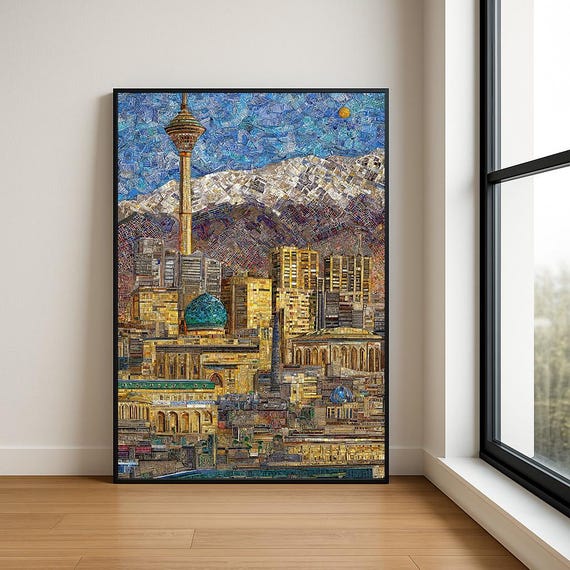 High Resolution Landmark Oil Painting