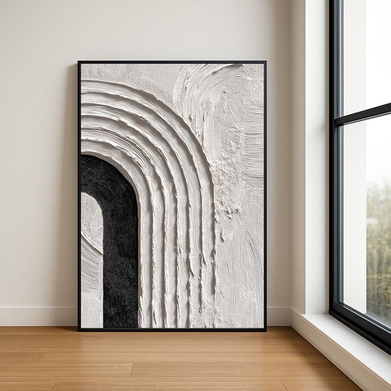 High Resolution Arch Abstract Oil Painting