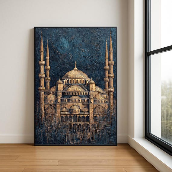 High Resolution Landmark Oil Painting