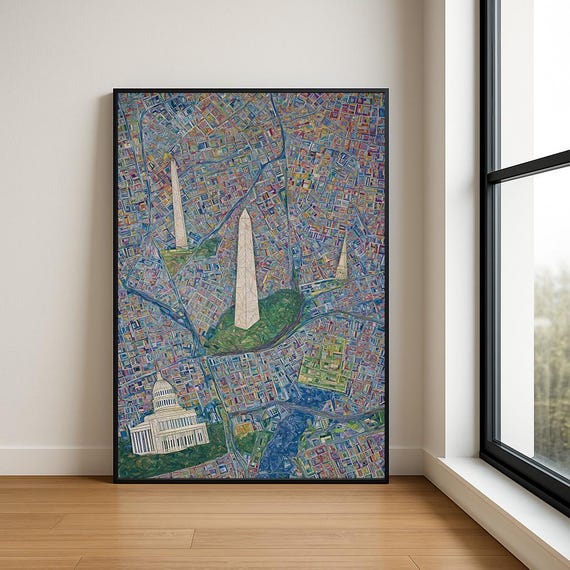 High Resolution Landmark Oil Painting