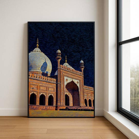 High Resolution Landmark Oil Painting